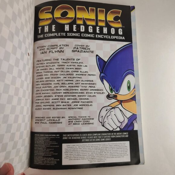 The Complete Sonic the Hedgehog Comic Encyclopedia by Sonic Scribes Archie Rare - Picture 7 of 10